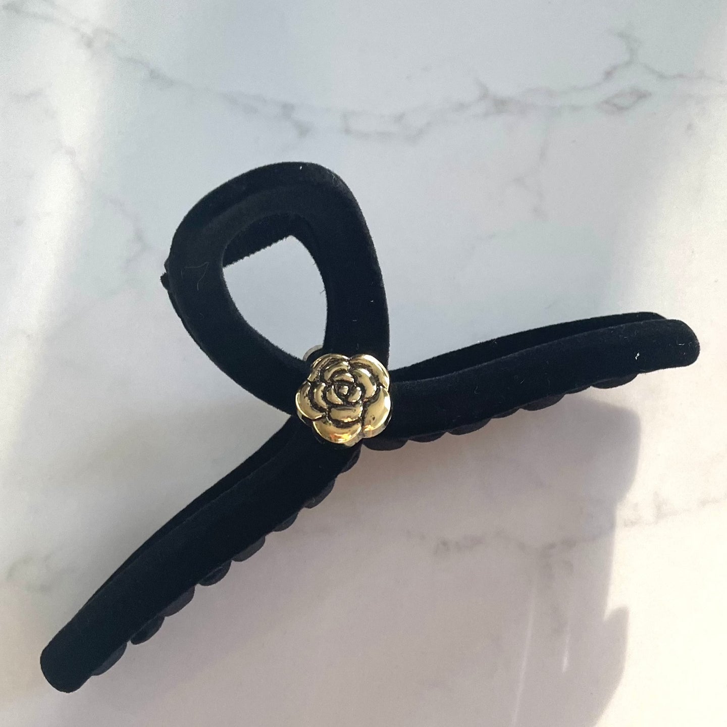 Velvet Claw Clip